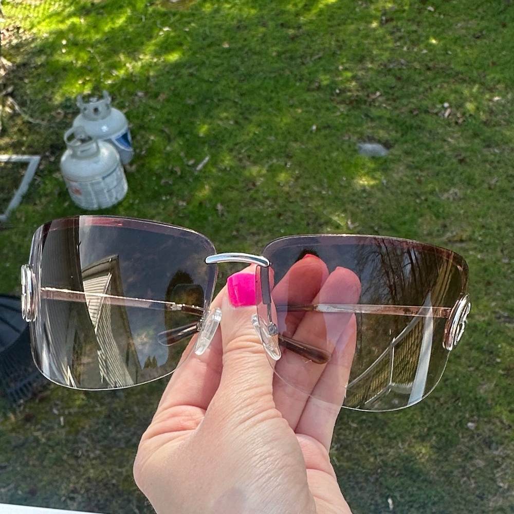 Gucci GG2782/S Rimless Shield Sunglasses - Picture 11 of 16